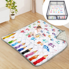 FAMOPLAY baby play mat laid flat for crawling and play