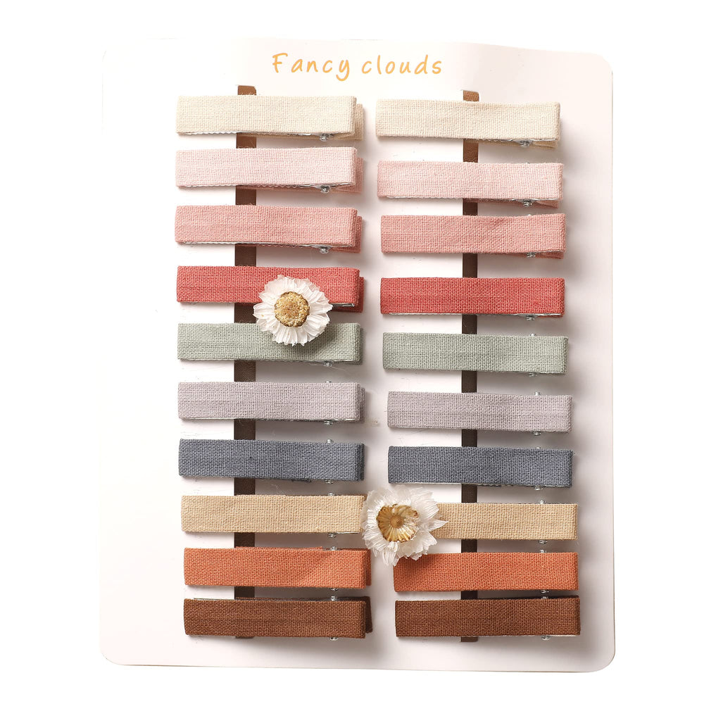 Fancy Clouds 2-inch fully lined hair clip with secure non-slip grip