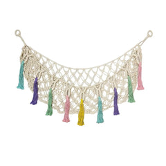 Fancypost large stuffed animal net hammock wall mount stores plush toys off the floor.