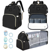 Fandiar diaper bag with changing station for easy on-the-go diaper changes