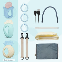 Fandiar diaper bag with multiple pockets keeps essentials organized and accessible