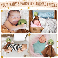 Fanfanwin soft plush material close-up—gentle texture for sensitive baby skin.
