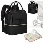 Fasrom wearable breast pump bag with cooler compartment keeps milk fresh on the go
