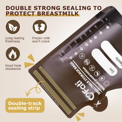 FATI bags feature dual zipper seal for a reliable freezer-safe closure.