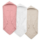 FAVERDIIY hooded towel 35x35, easy wrap after bath