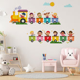 FAYYGYH train-number wall stickers for classroom learning and color recognition