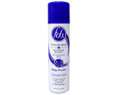 FDS Intimate + Whole Body spray being applied quickly for easy, discreet use anywhere.