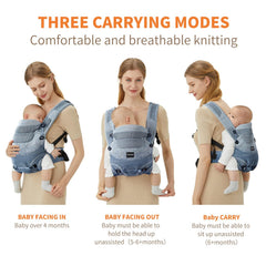 Fe Li Hua baby carrier in inward-facing mode for close parent-child bonding