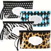 FEBSNOW 4-pack baby wipe dispenser keeps wipes organized for busy parents.