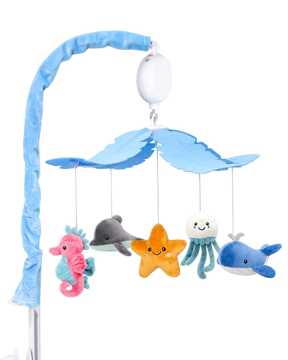 FEISIKE baby crib mobile with 35 lullabies to soothe your baby through sleep and play.