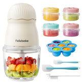 Felizbebe baby food maker front view, compact all in one device for quick meals