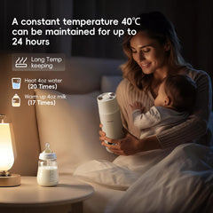 Felizbebe precision temp display shows exact warming temps
