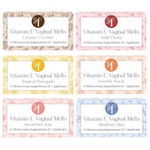 Femallay Organic Vaginal Melts variety six-pack box for easy daily use