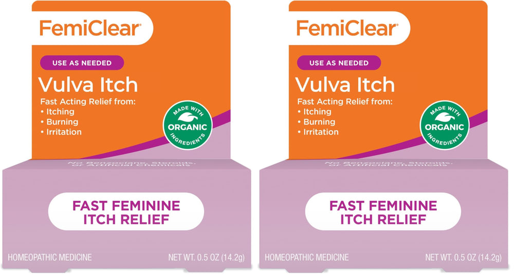 FemiClear Vaginal Ointment pack of two tubes for external use and comfort