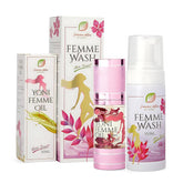 Femme Detox Rose Foaming Wash for gentle cleansing and pH balance