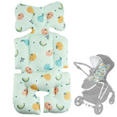 Fevbcnrj infant seat insert head support for secure, comfortable car rides.