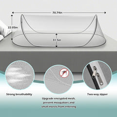 Fhyada foldable portable mosquito net ideal for camping and travel.