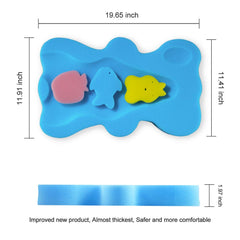 FIABC quick-drying foam dries fast for easy cleanup after bath time