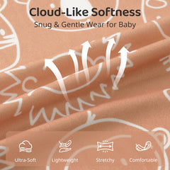Fiemol sleep sack fabric feels gentle on baby's skin.