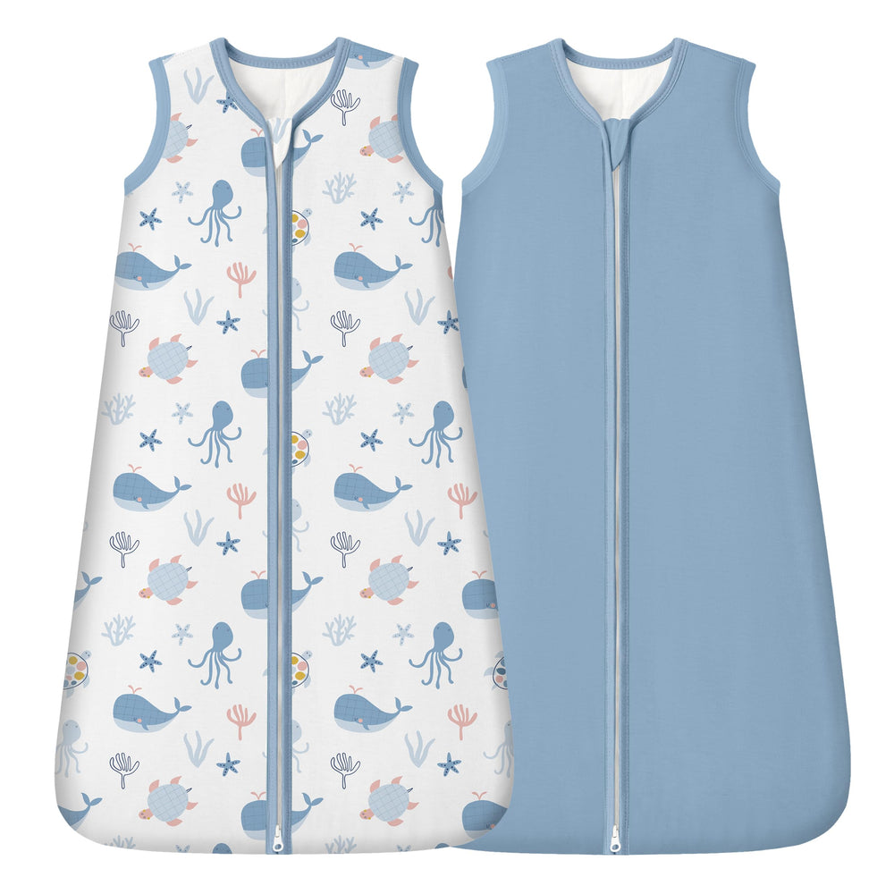 FIEMOL sleep sack fabric close-up shows bamboo softness for gentle skin