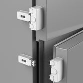 FIGEPO combination fridge lock with code in a two-pack for kidproofing.