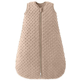 Filleep fleece baby sleep sack with plush dots keeps baby cozy and safe