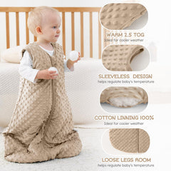 Filleep three-layer design with cotton lining and plush fleece for warmth and breathability
