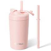 Fimibuke kids cups with spill-proof lid demonstrating mess-free sipping for toddlers.