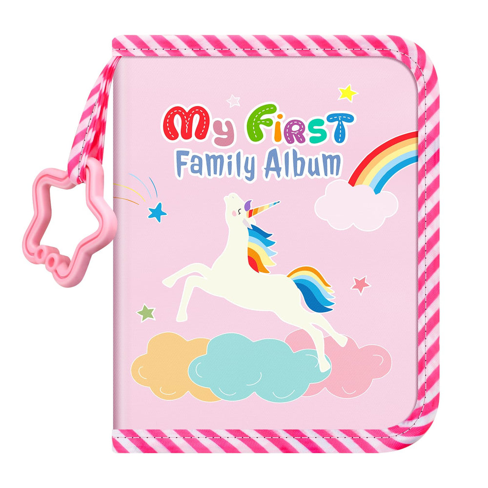 FINTIE baby photo album 4x6 cover for compact newborn memories.