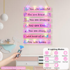 fiobee kids room decor packaging shows easy setup and great presentation.
