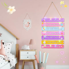 FIOBEE LED light panel adds mood lighting and color options for study and relaxation.