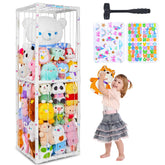 FIOBEE stuffed-animals-zoo assembly shows spacious plush storage.