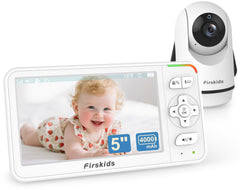 Firskids 5 inch monitor screen provides private, clear view without wifi.