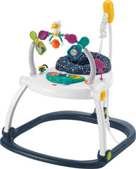 Fisher-Price Astro Kitty SpaceSaver Jumperoo command center lights up as baby plays