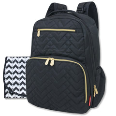 Fisher-Price Baby Morgan backpack with bottle pocket for on-the-go feeds