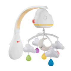 Fisher-Price Calming Clouds Mobile overhead motion soothes newborns at bedtime