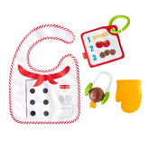 Fisher-Price Cutest Chef apron bib wearable keeps baby clean during meals