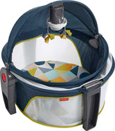 Fisher-Price deluxe on-the-go projection dome inside view with soothing lights for naps