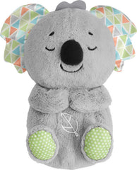 Fisher-Price Koala plush belly movement calms newborns.