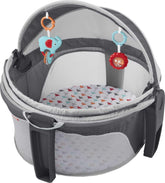 Fisher-Price On-the-Go Baby Dome setup for safe nap and play.