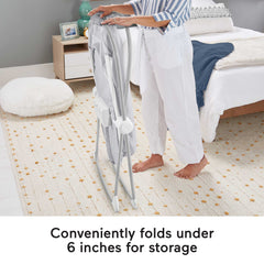 Fisher-Price Soothing View Vibe Bassinet soft toy linked for gentle play