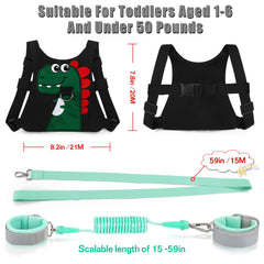 FITARTS anti-lost wrist link keeps little explorers close during travel.