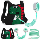 FITARTS toddler leash harness black with secure straps for safe outings.