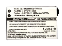 FITHOOD VM321 battery replacement showing compatible power option for your baby monitor