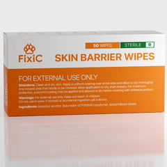 Fixic Skin Barrier Wipes individual packs: portable shield for on-the-go use