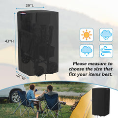 Fizentia wind-resistant design stays in place during windy conditions