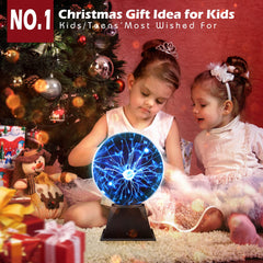Flashmen plasma ball lightning dances to music for engaging visuals.