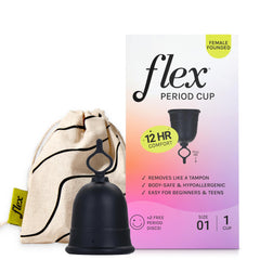 Flex Cup Starter Kit Slim-Fit 01 for beginners, compact and reusable.
