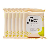 Flex Wipes offer soft, gentle cleansing on skin for sensitive areas.