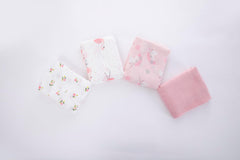 Flexora Pink Dreams swaddle close-up showing soft texture for gentle contact.